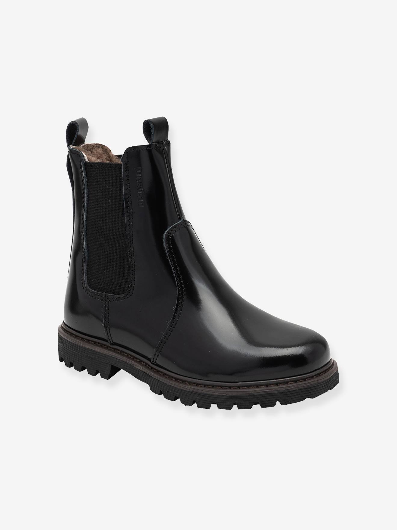 Bottes Chelsea fille NEEL LAMB bisgaard noir