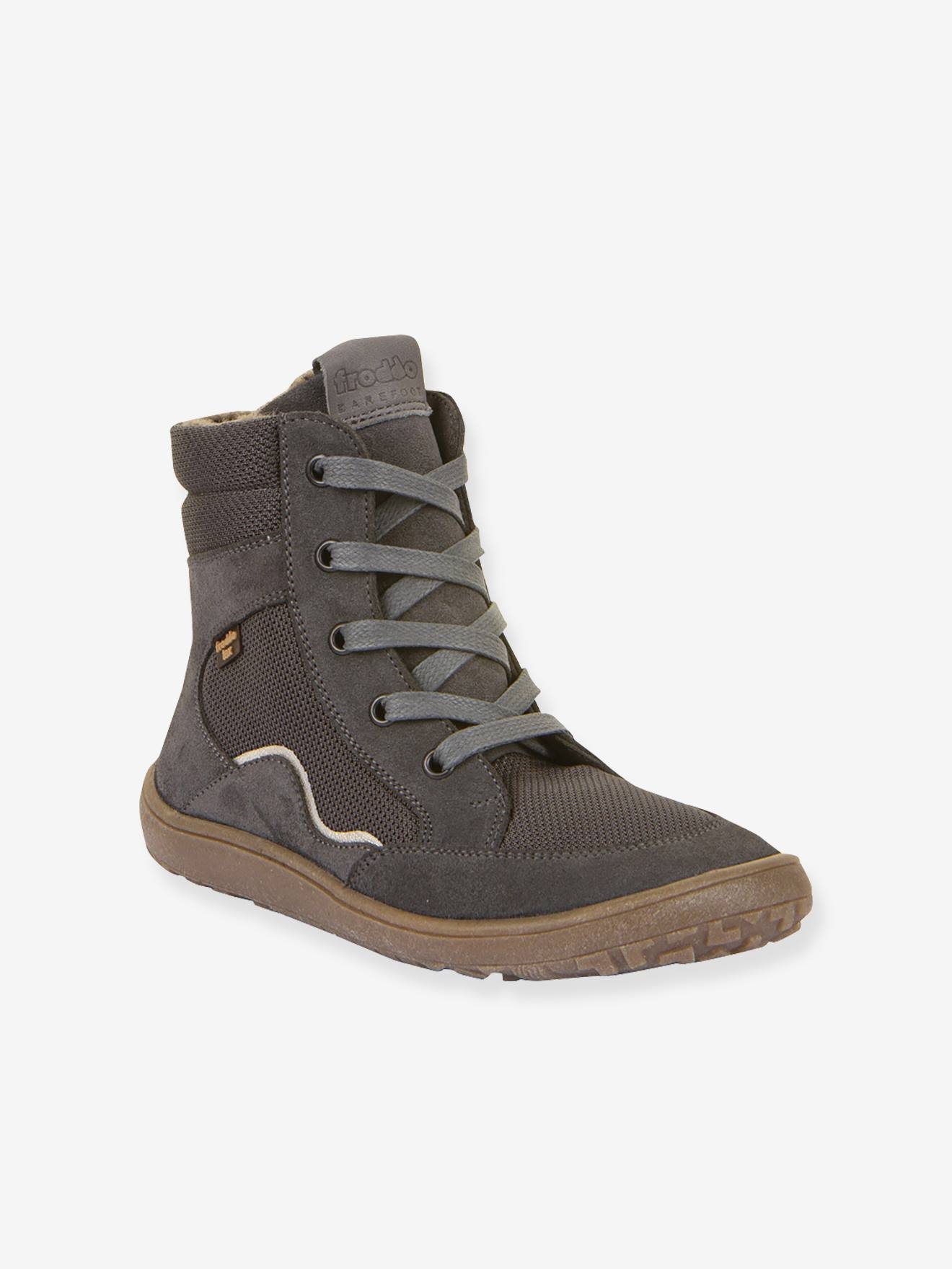 Bottes pieds nus pour filles BAREFOOT TEX WOOL GROW Froddo gris ardoise Bottes pieds nus pour filles BAREFOOT TEX WOOL GROW Froddo gris ardoise