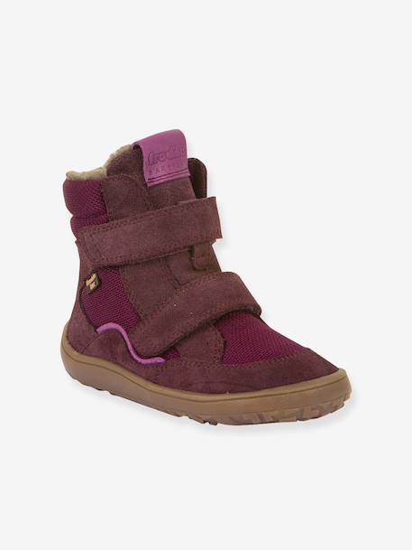 Bottes d'hiver pieds nus enfants BAREFOOT TEX WINTER Froddo bleu jean+bleu nuit+bordeaux+gris ardoise+lilas+noir+olive+violet 13 - vertbaudet enfant 