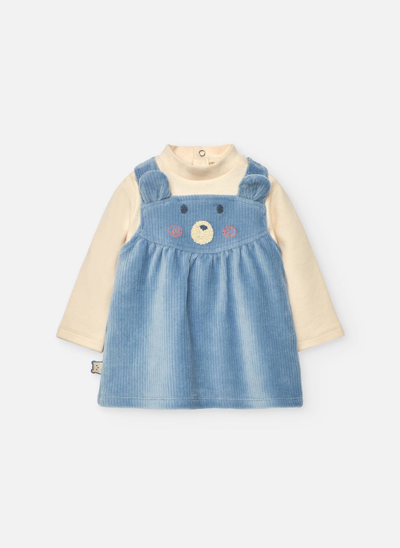 Ensemble Bébé Tricot Animal Bleu