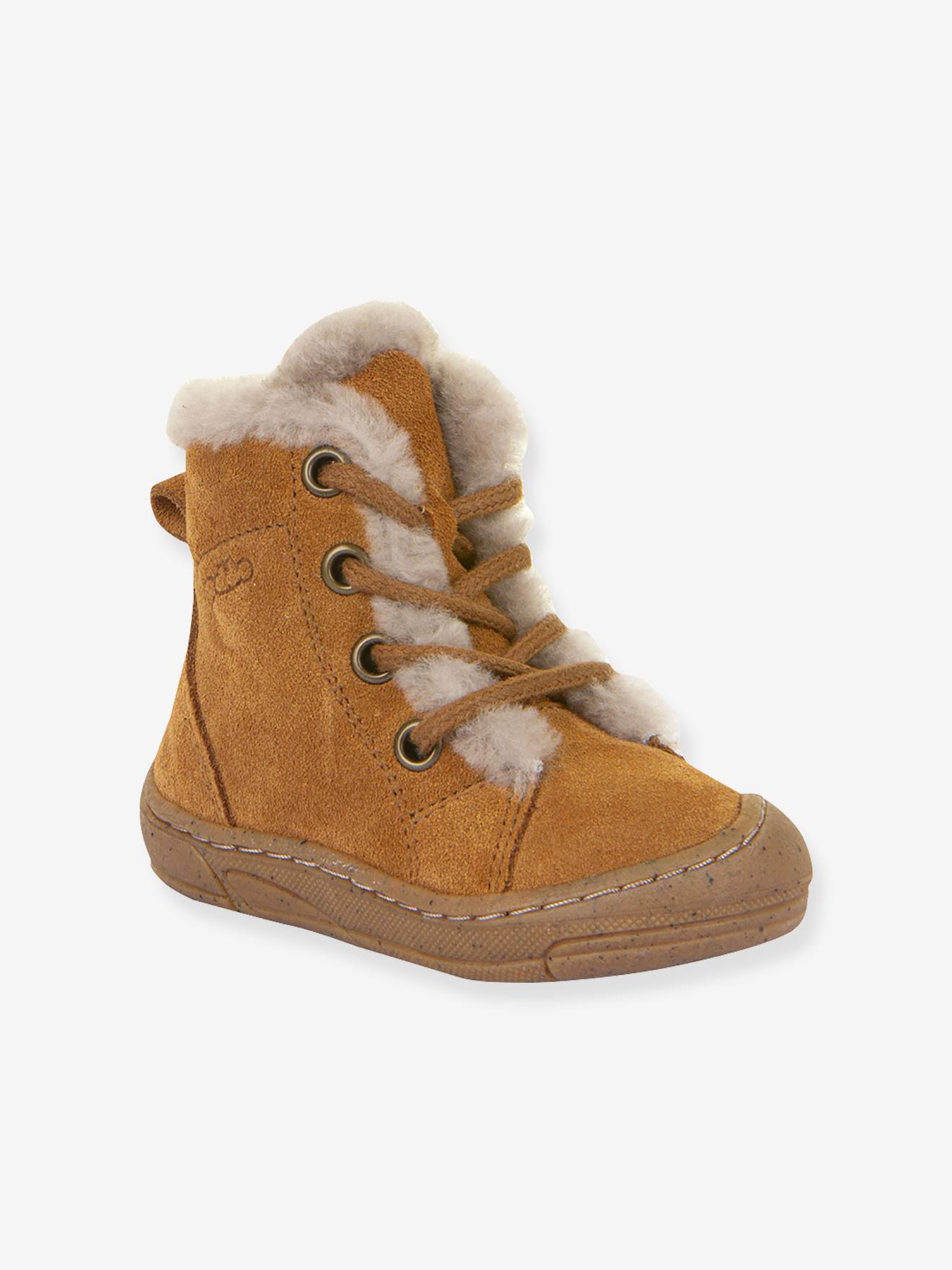 Bottes enfants MINNI SUEDE LACES Froddo caramel