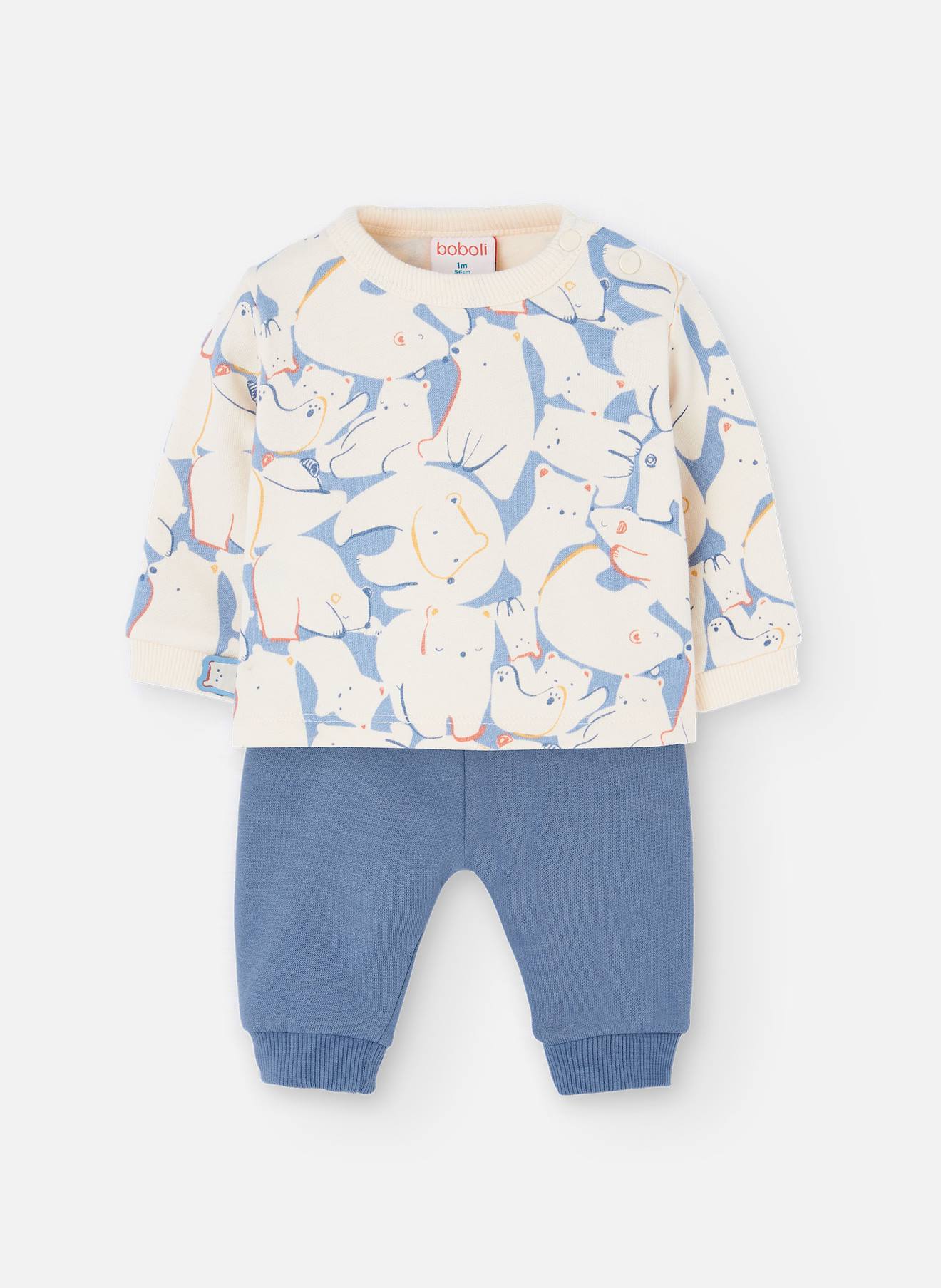 Ensemble Tricot Pour Bébé Motif Animaux Multicolore