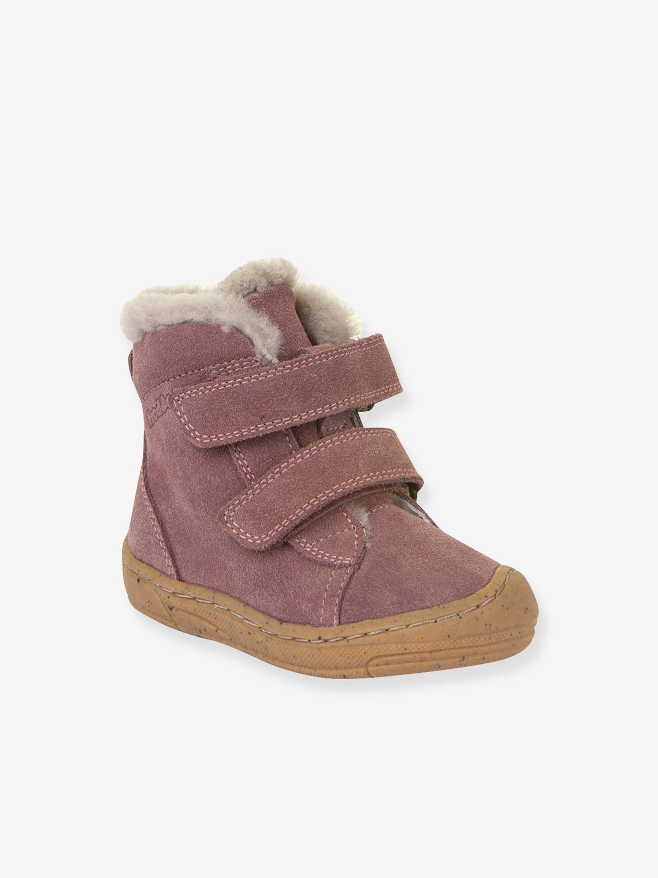 Boots fille MINNI SUEDE Froddo vieux rose Boots fille MINNI SUEDE Froddo vieux rose