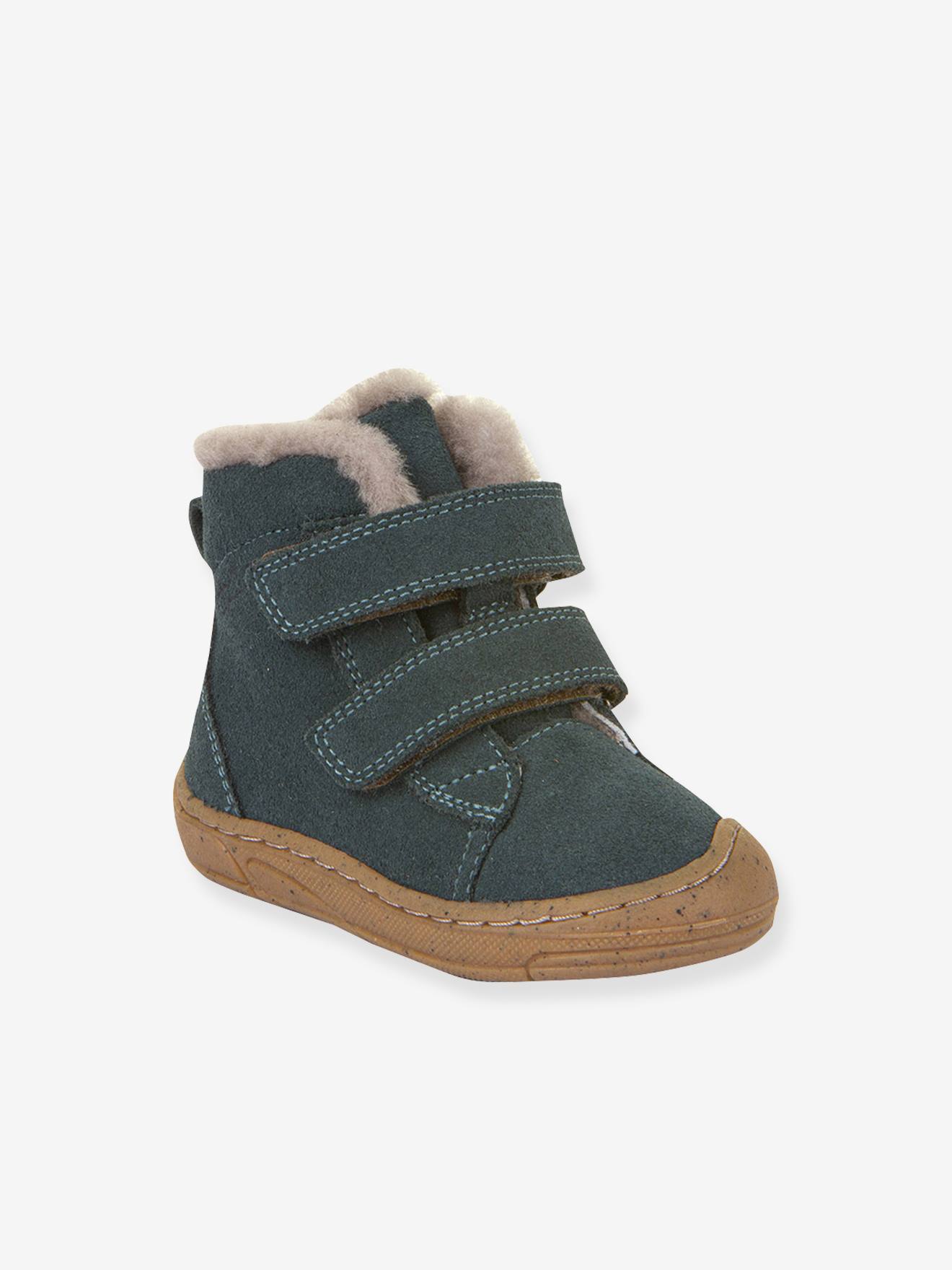 Boots fille MINNI SUEDE Froddo bleu pétrole