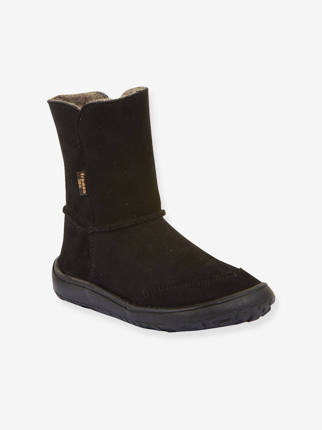 Bottes pieds nus enfants BAREFOOT TEX SUEDE Froddo noir 75 €