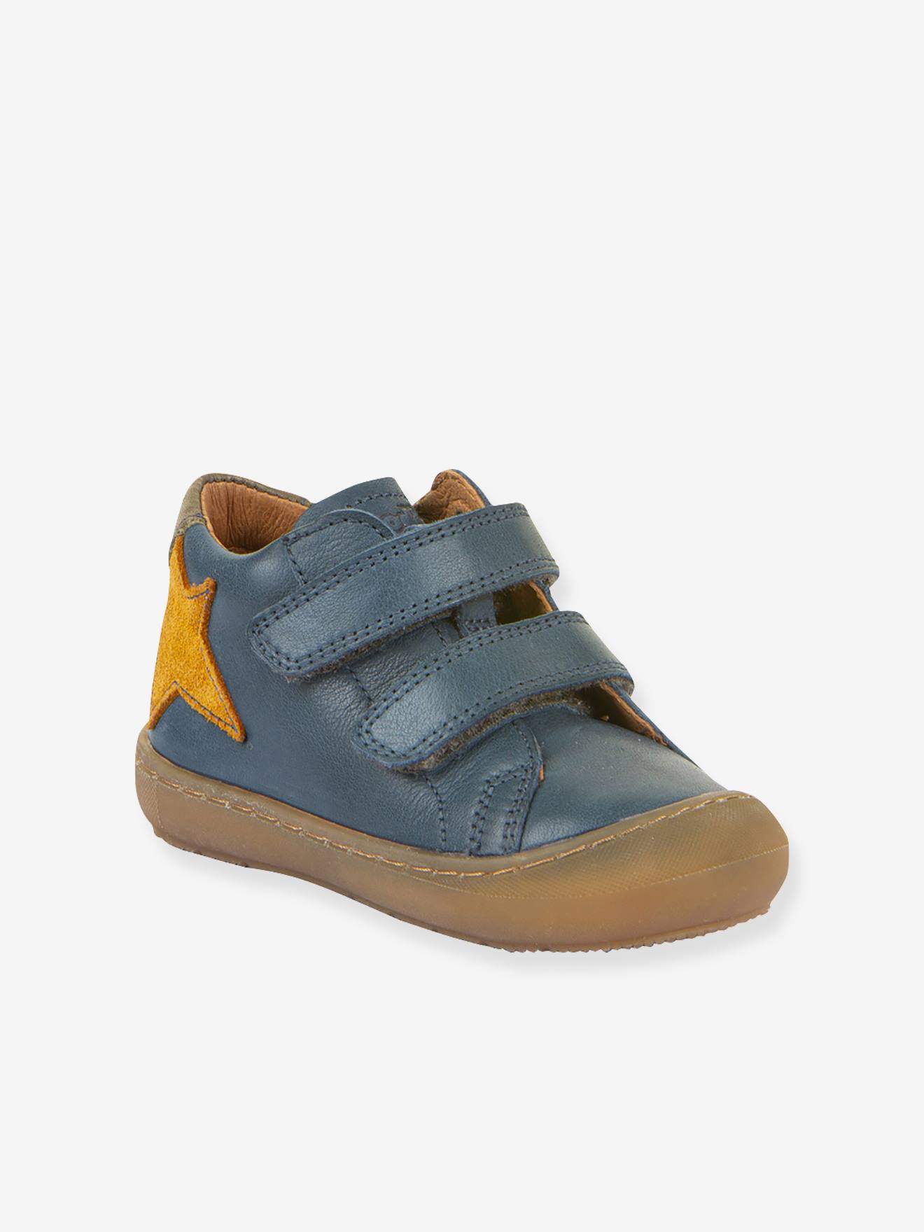 Chaussons à scratch garçons OLLIE S STAR Froddo bleu