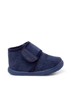 Chaussons barefoot velours côtelé fermeture à scratch  - vertbaudet enfant