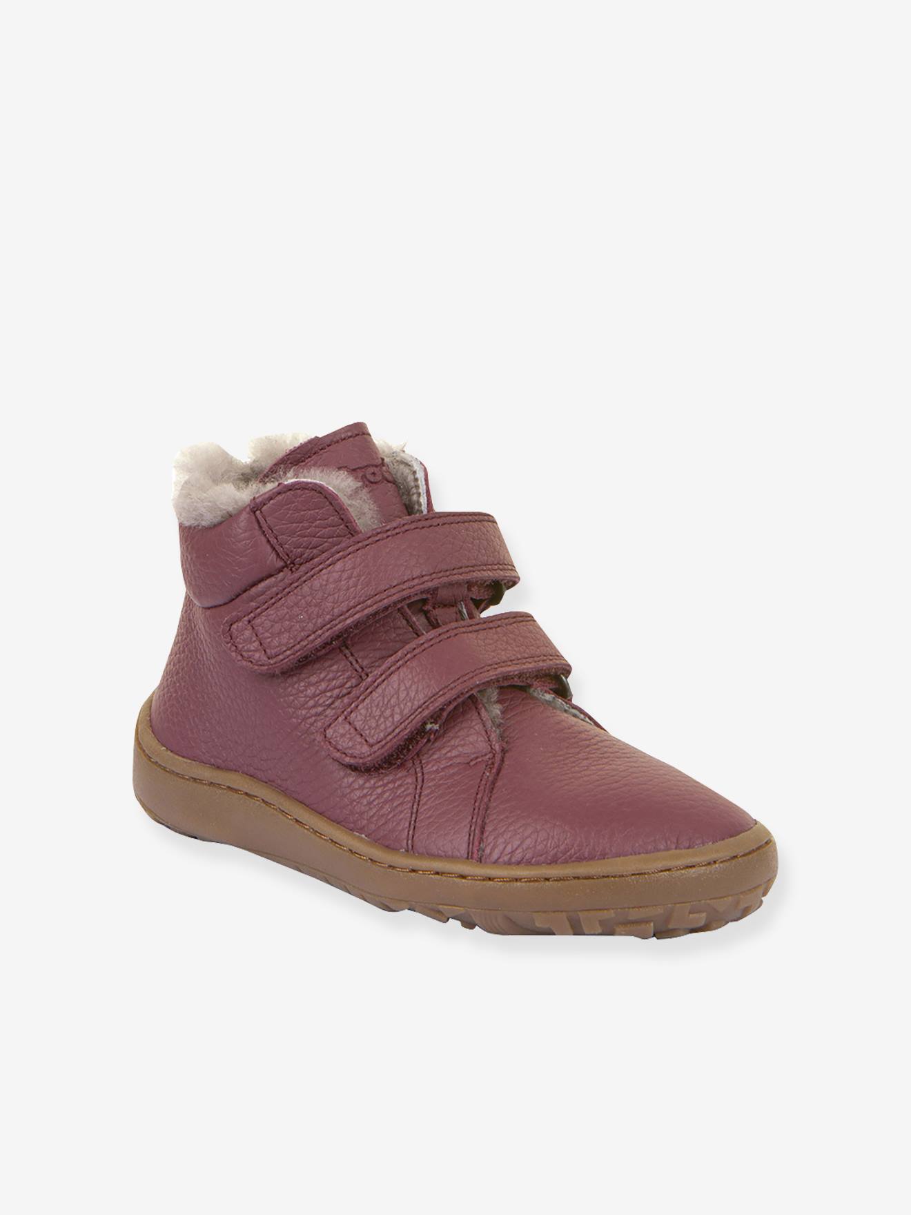 Bottes pieds nus enfants BAREFOOT WINTER FURRY Froddo bordeaux Bottes pieds nus enfants BAREFOOT WINTER FURRY Froddo bordeaux