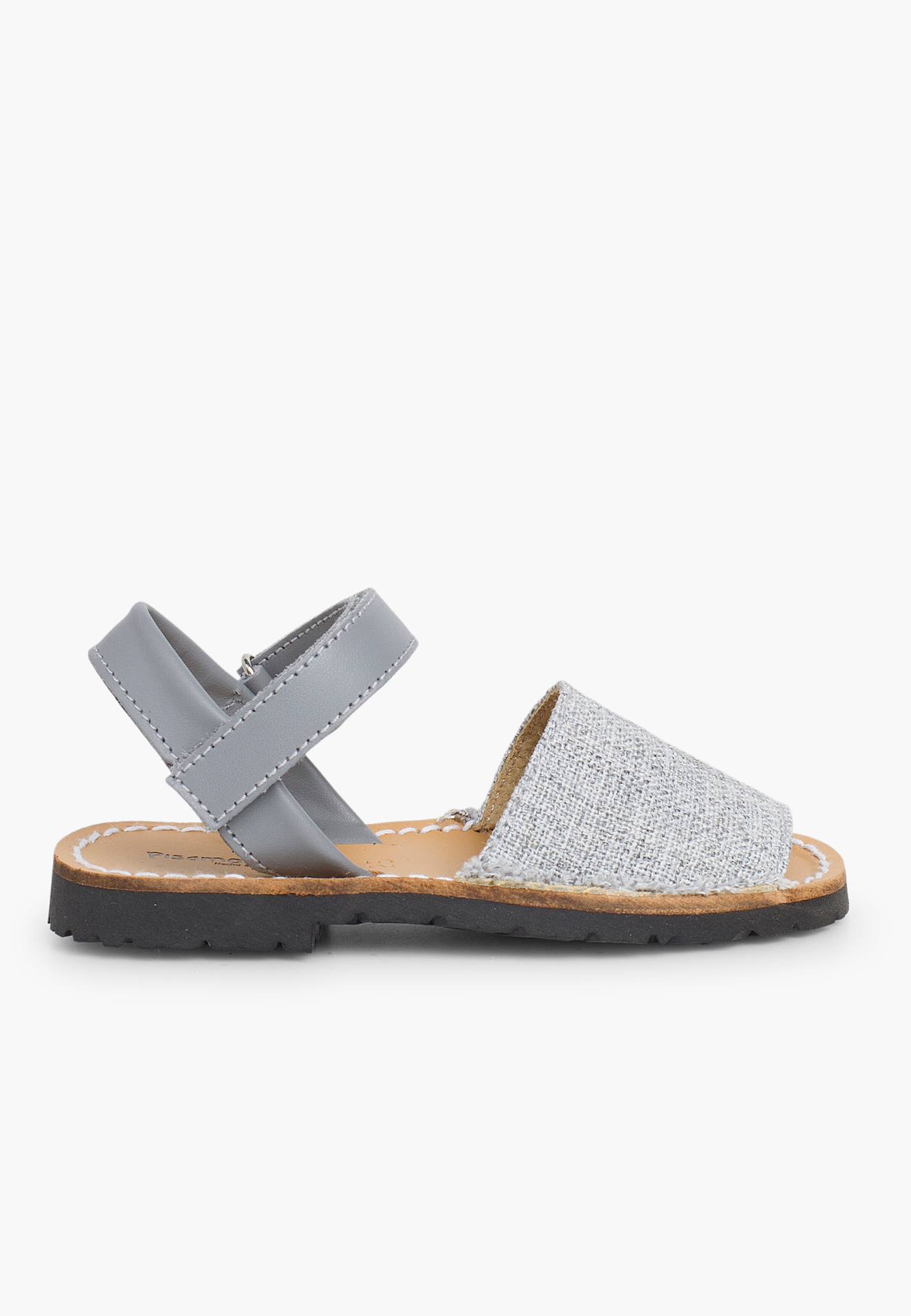 Sandales Avarcas Enfants Tissu Gris
