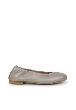 Ballerines fille  cuir nacré  - vertbaudet enfant