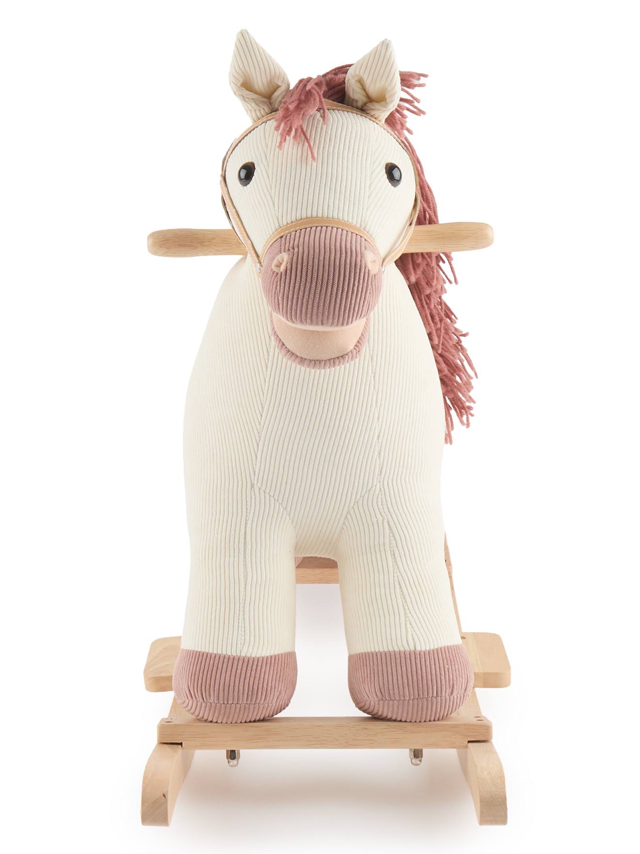 Cheval à Bascule Bayer Chic 2000 Joe – Peluche Marron, Selle 46 Cm, Dès 18 Mois, Stable Avec étriers Et Poignées