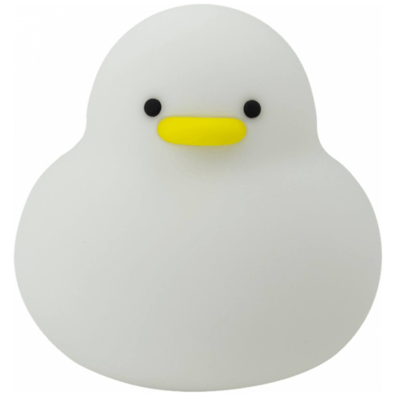 Veilleuse Rechargeable Canard Blanc, Jaune, Noir