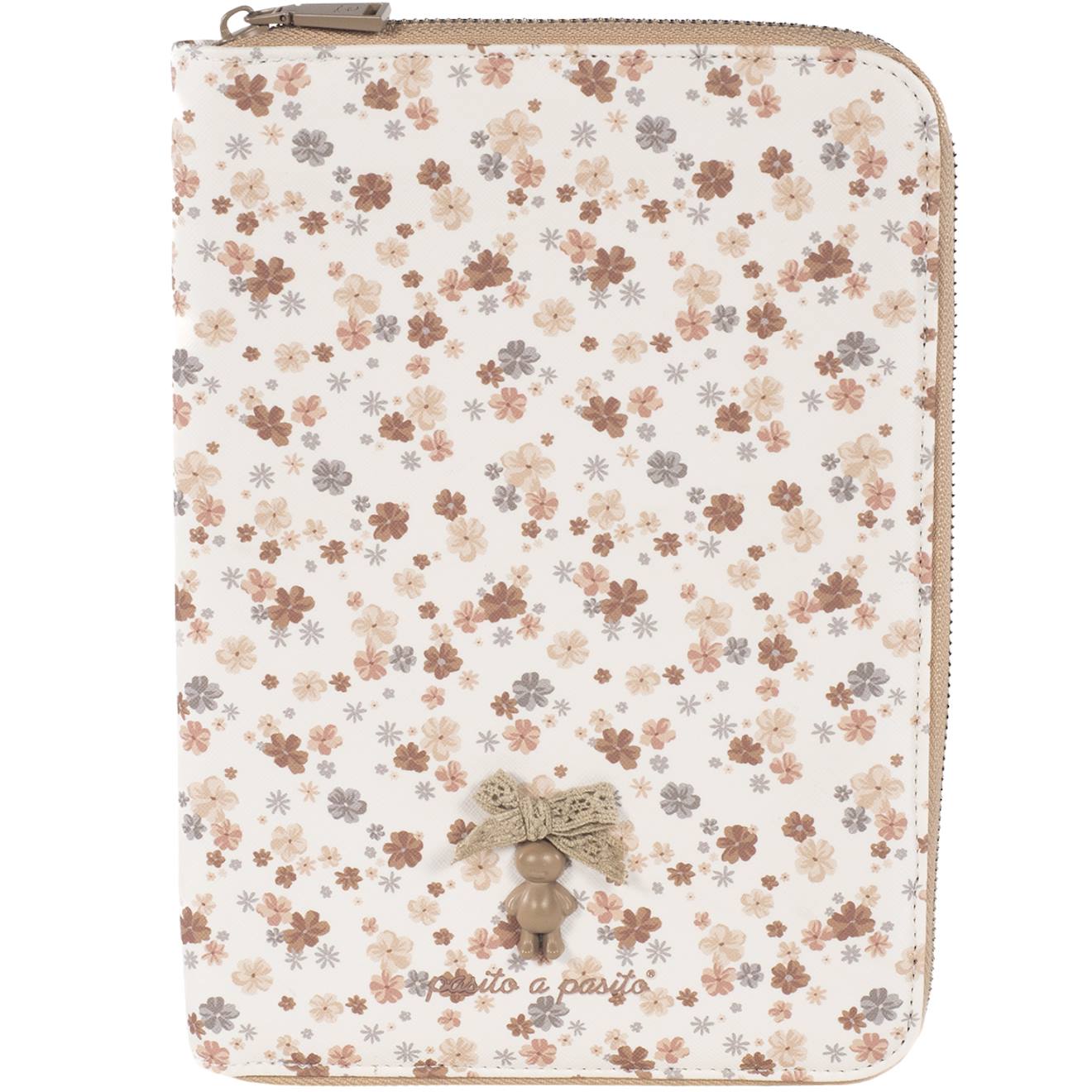 Protège Carnet De Santé Somerset Blanc, Rose, Marron (Pasito a pasito) - Couverture