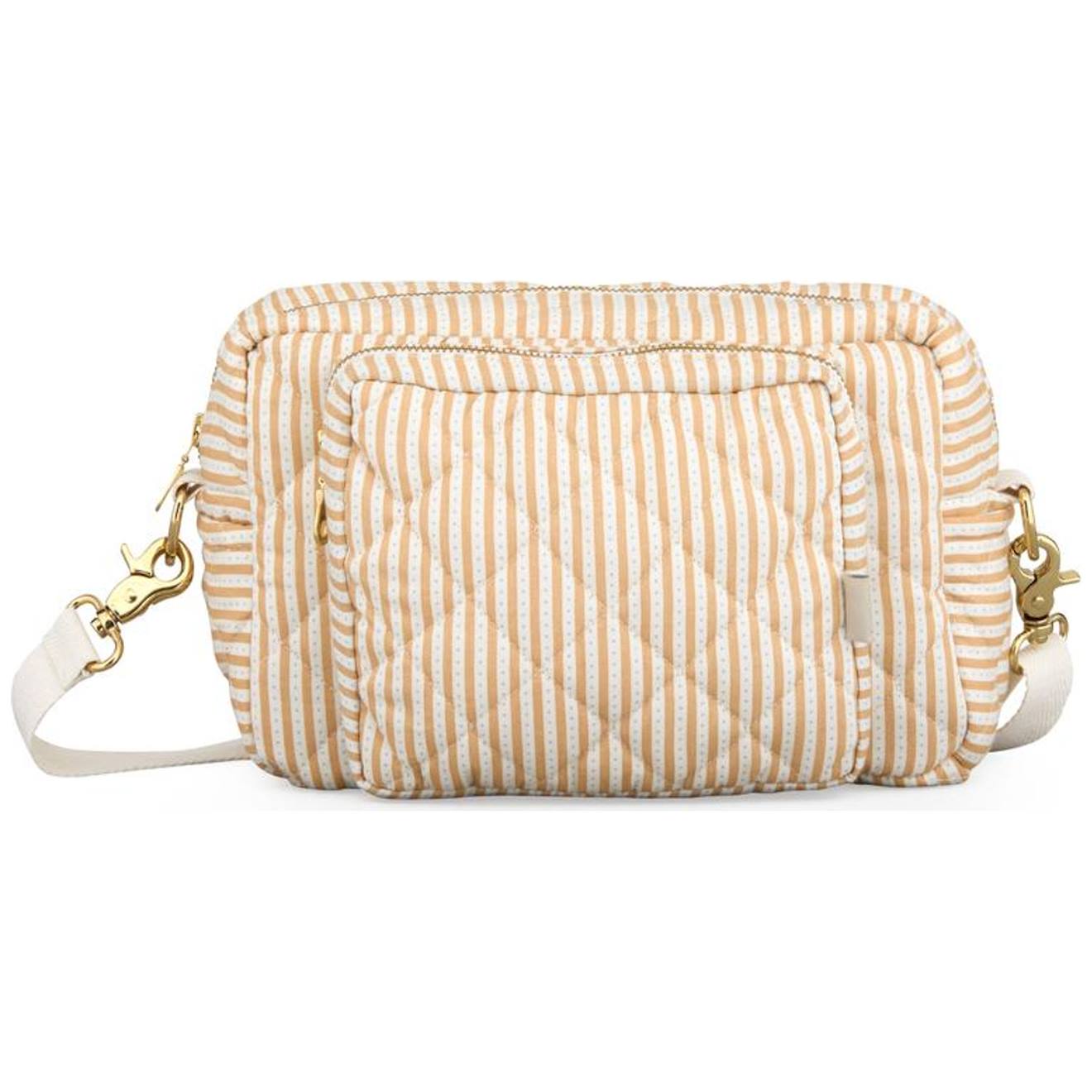 Petit Sac À Langer Marron, Blanc, Bleu