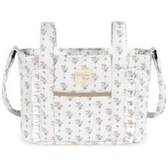Puériculture-Sac crossbody botton fleurs