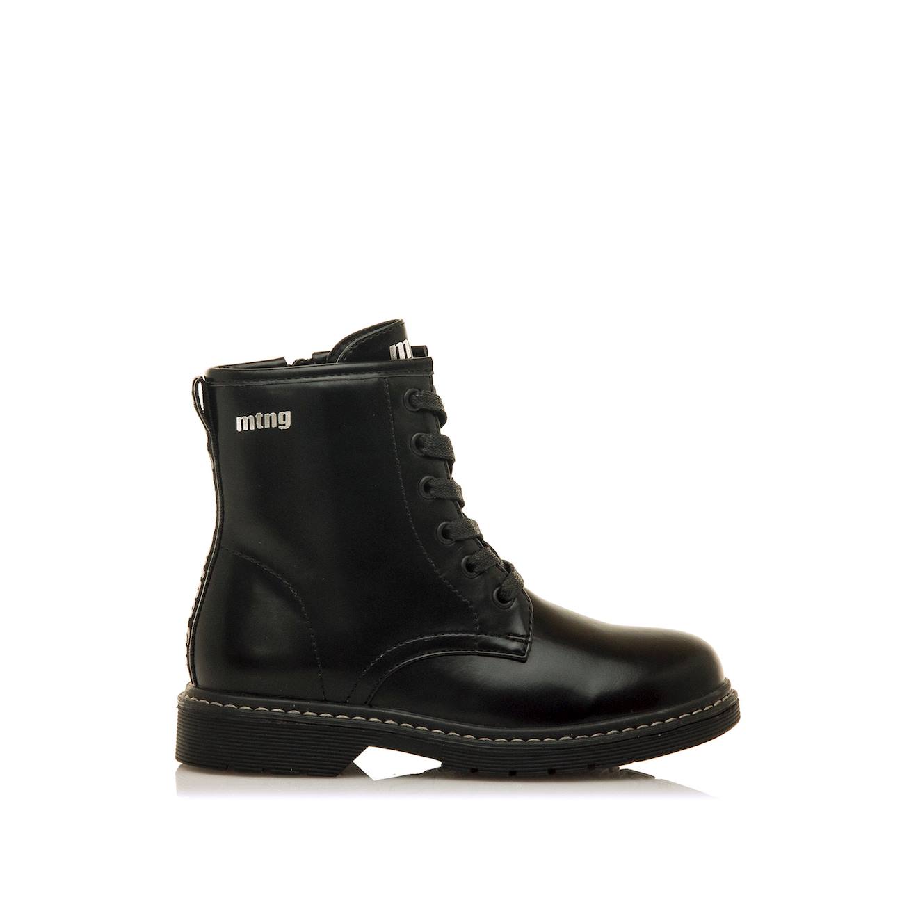 Bottines Filles Synthétique Fermeture Éclair Black