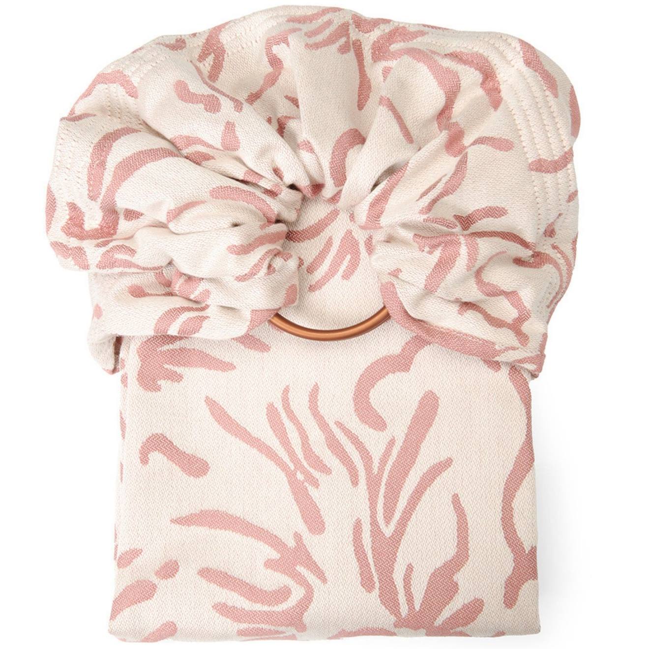 Echarpe de portage beige, rose