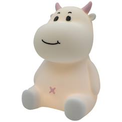Linge de maison et décoration-Décoration-Veilleuse rechargeable vache rose