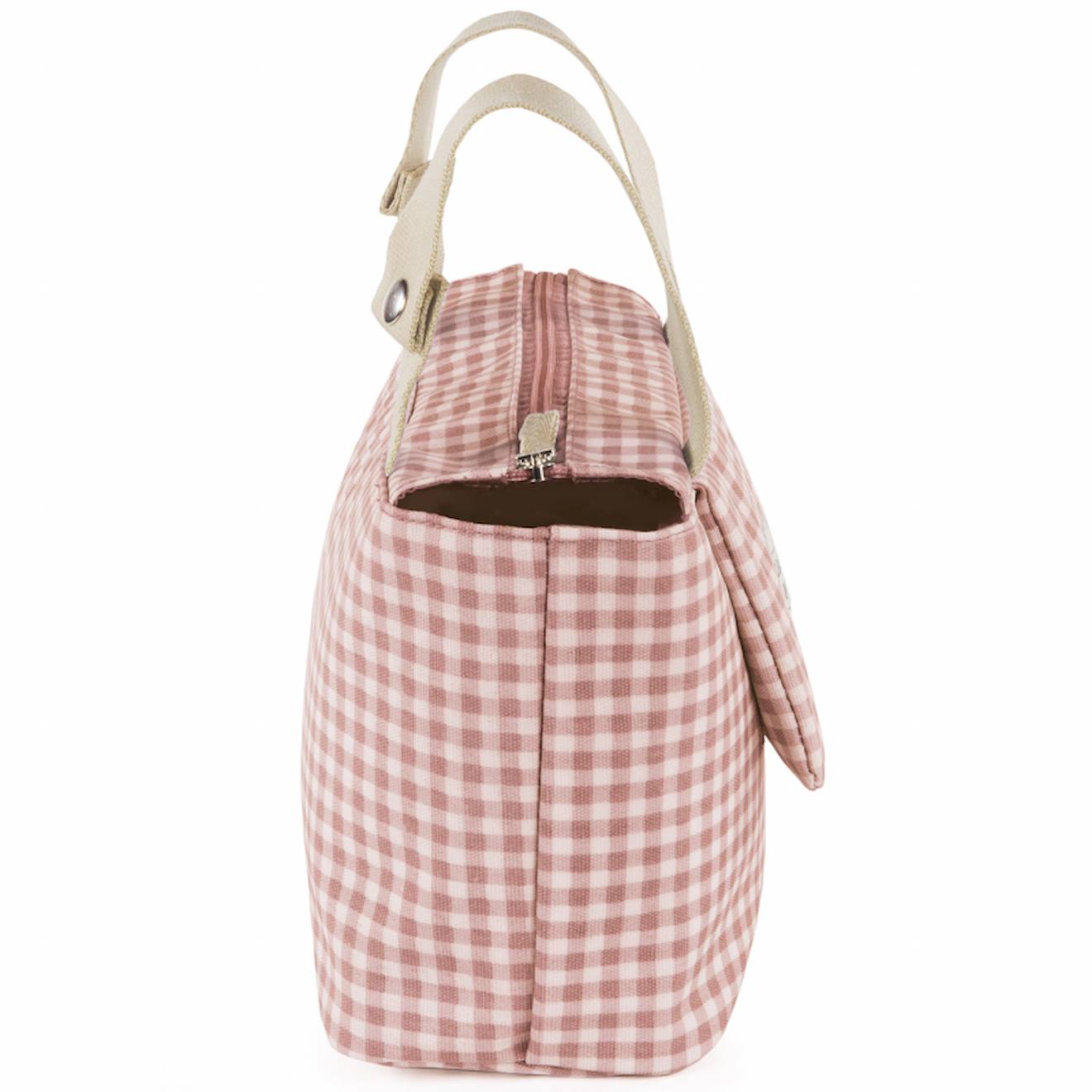 Sac À Poussette I Love Vichy Rose Rose, Blanc (Walking Mum) - Image 2