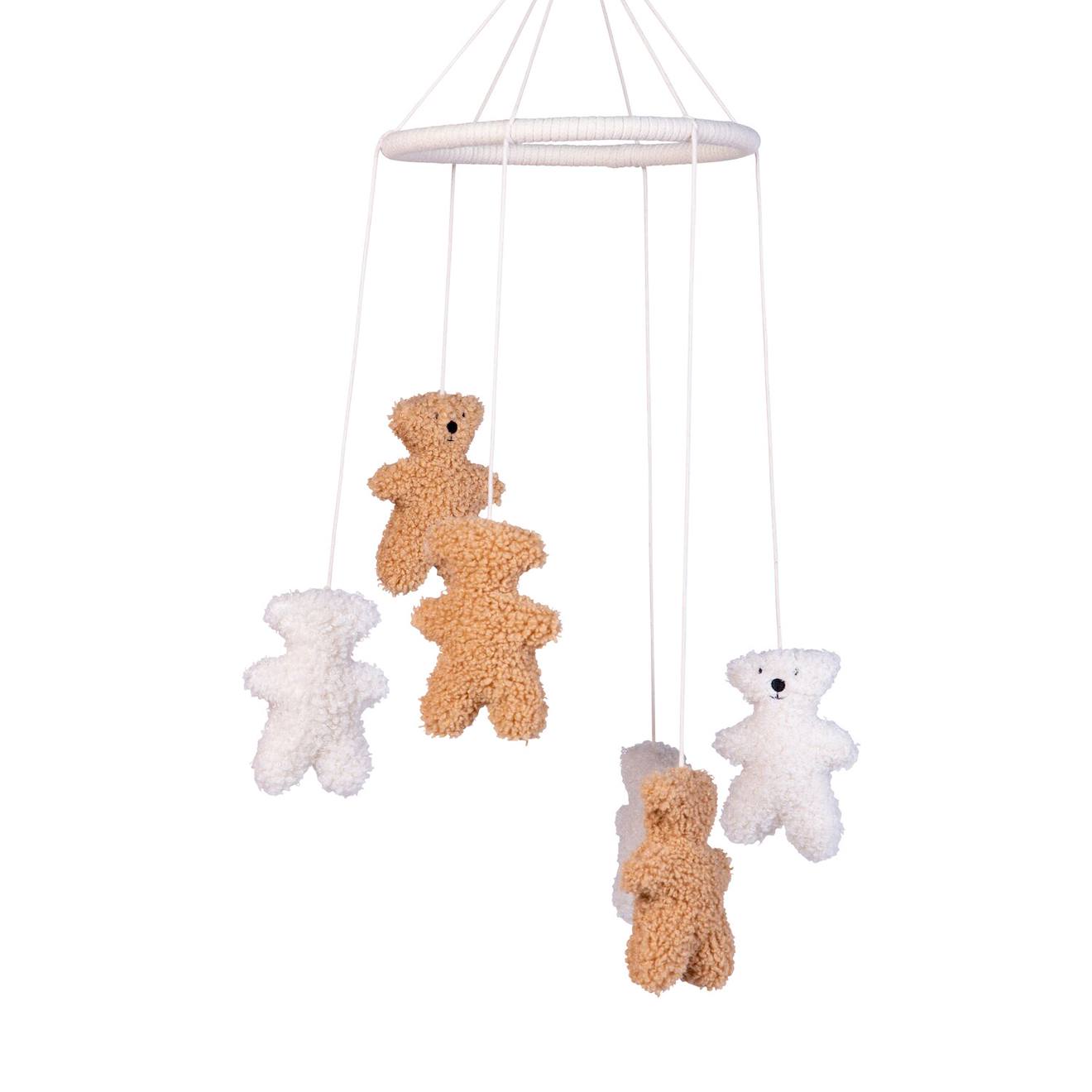 Mobile Accessoire Chambre Bébé Teddy Marron