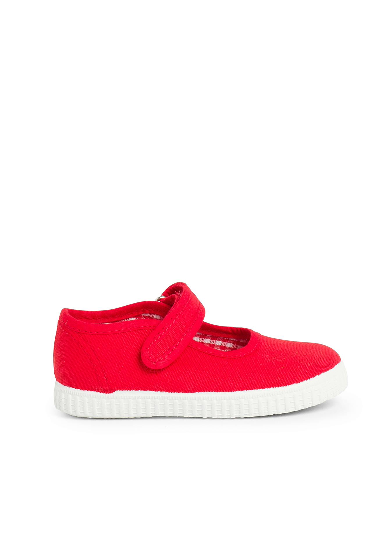 Chaussures Babies Fille À Scratch Style Basket Rouge