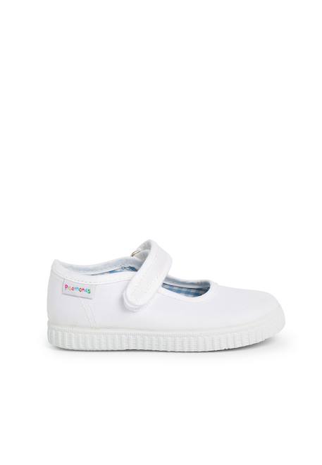 Chaussures babies fille à scratch style basket Blanc+Bleu denim+Bleu marine+Corail+Écru+Fucsia+Gris+Jaune+Rose+Rose pâle+Rouge 1 - vertbaudet enfant 