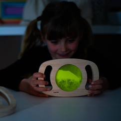 Jouet-Premier âge-Tapis d'éveil et portiques-Panneau sensoriel fluorescent vert