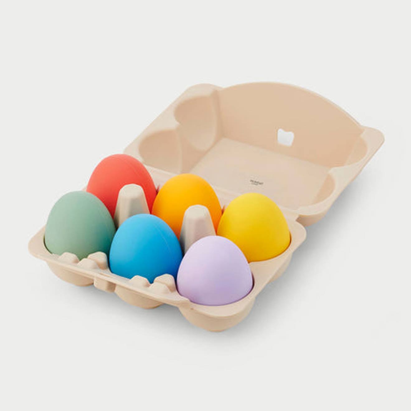 Lot De 6 Oeufs Sensoriel Arc-en-ciel Multi-coloured