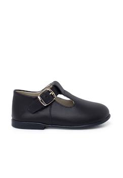 Chaussures-Salomés en cuir avec fermeture à boucle
