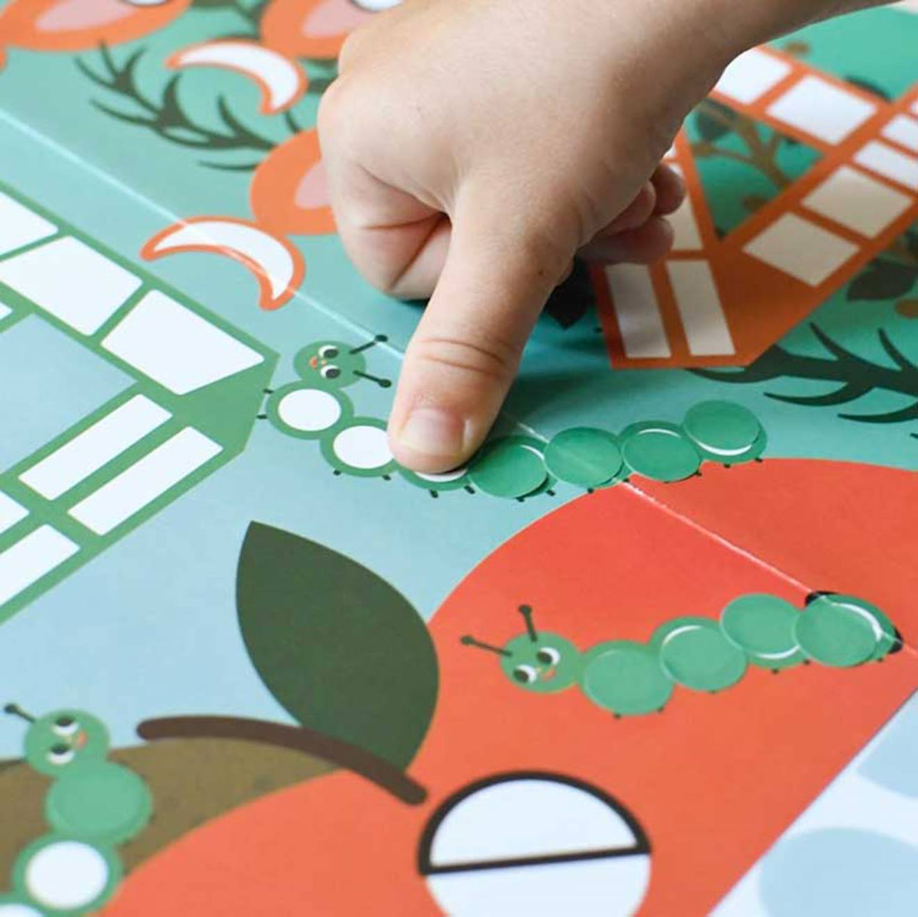 Poster Panoramique 520 Stickers Les Chiffres De 1 À 10 Multi-coloured (Poppik) - Image 2