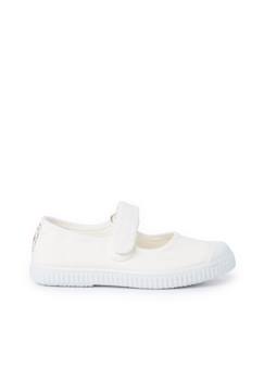 Chaussures-Chaussures babies bout en caoutchouc à fermeture scratch