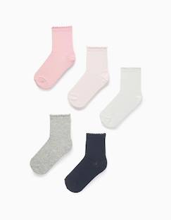 -Pack de 5 paires de chaussettes à tige ondulée