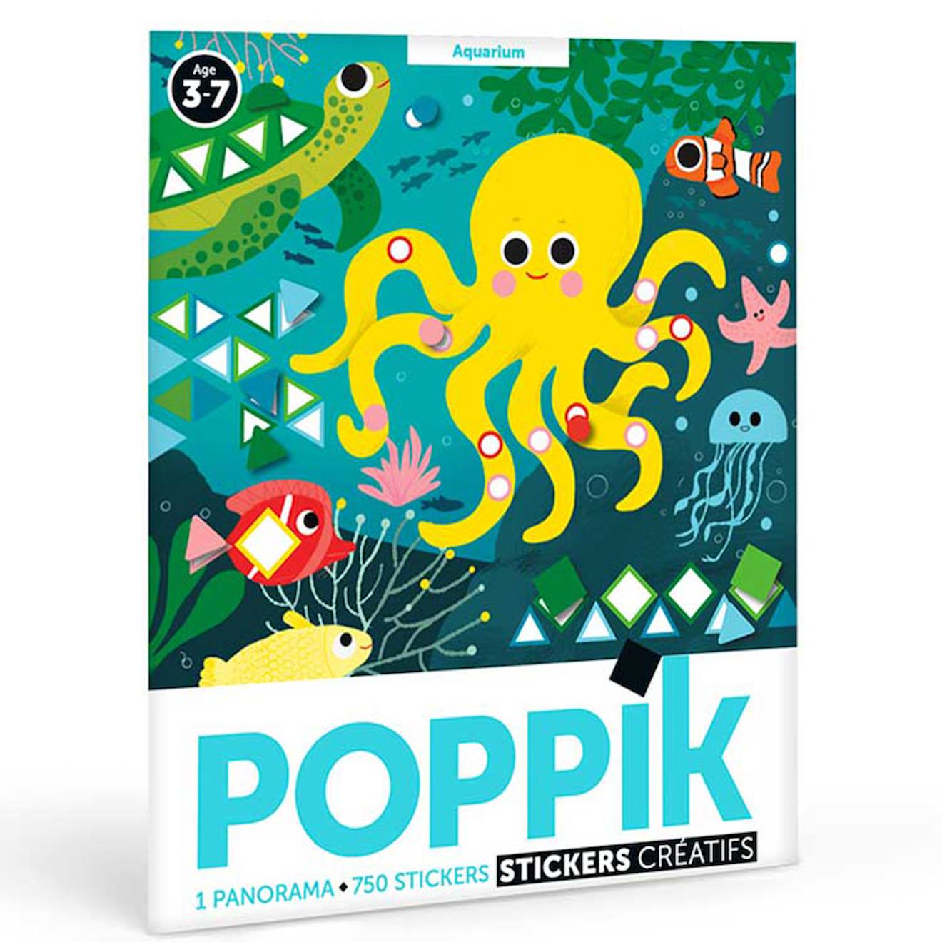 Poster Panoramique 750 Stickers L'aquarium Multi-coloured (Poppik) - Couverture