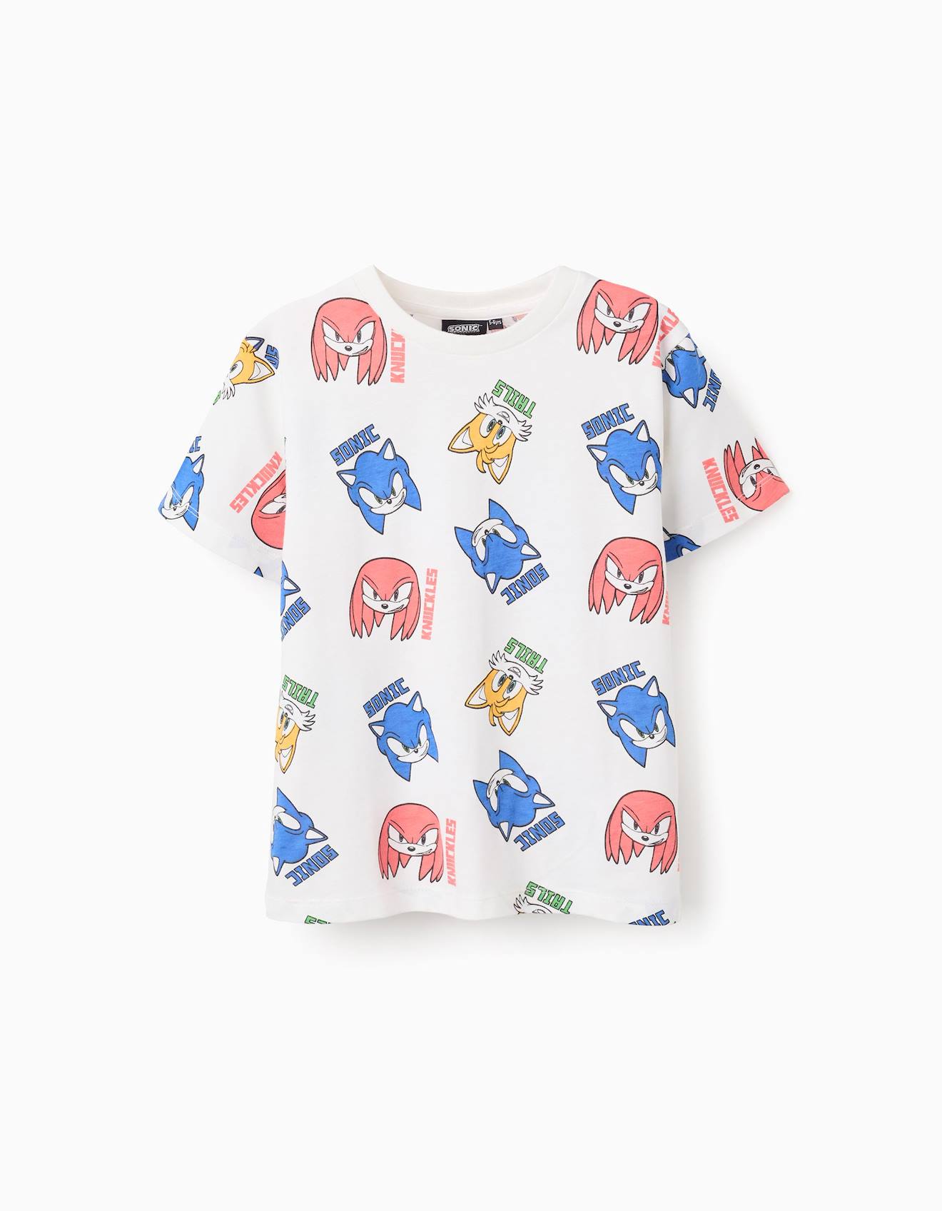 T-shirt En Coton Sonic Blanc