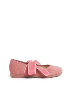 Chaussures-Babies avec ruban en velours pour filles