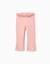Pantalon côtelé avec volants flare Rose 1 - vertbaudet enfant 