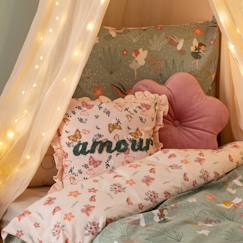 Linge de maison et décoration-Coussin brodé - alina