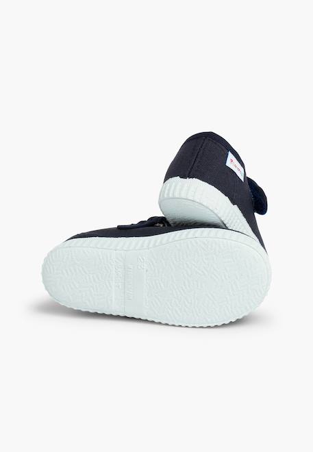 Chaussures babies fille à scratch style basket Blanc+Bleu denim+Bleu marine+Corail+Écru+Fucsia+Gris+Jaune+Rose+Rose pâle+Rouge 15 - vertbaudet enfant 