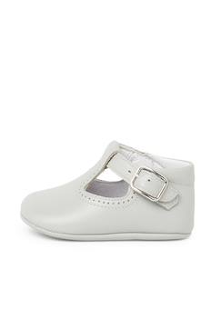 Chaussures-Salomés en cuir pour bébés