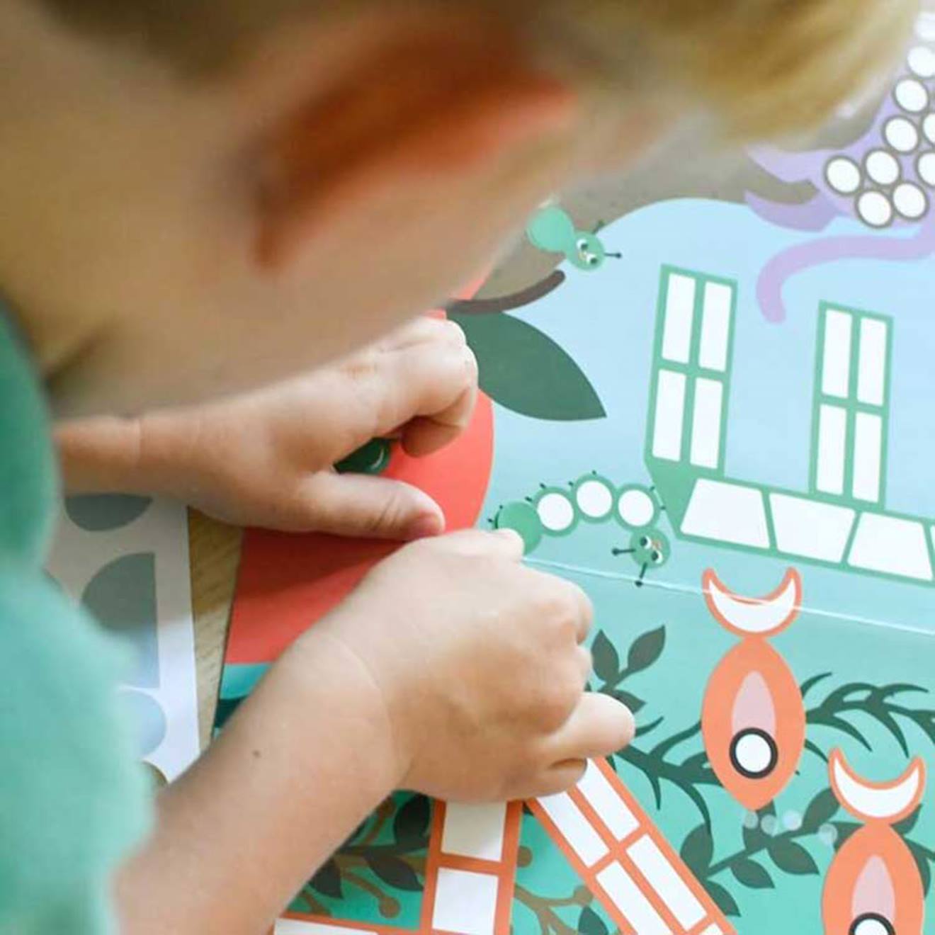 Poster Panoramique 520 Stickers Les Chiffres De 1 À 10 Multi-coloured (Poppik) - Image 1