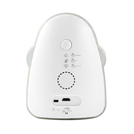 Ecoute bébé audio fonction veilleuse simply zen Blanc 6 - vertbaudet enfant 