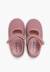 Chaussures babies fille à scratch style basket Blanc+Bleu denim+Bleu marine+Corail+Écru+Fucsia+Gris+Jaune+Rose+Rose pâle+Rouge 56 - vertbaudet enfant 