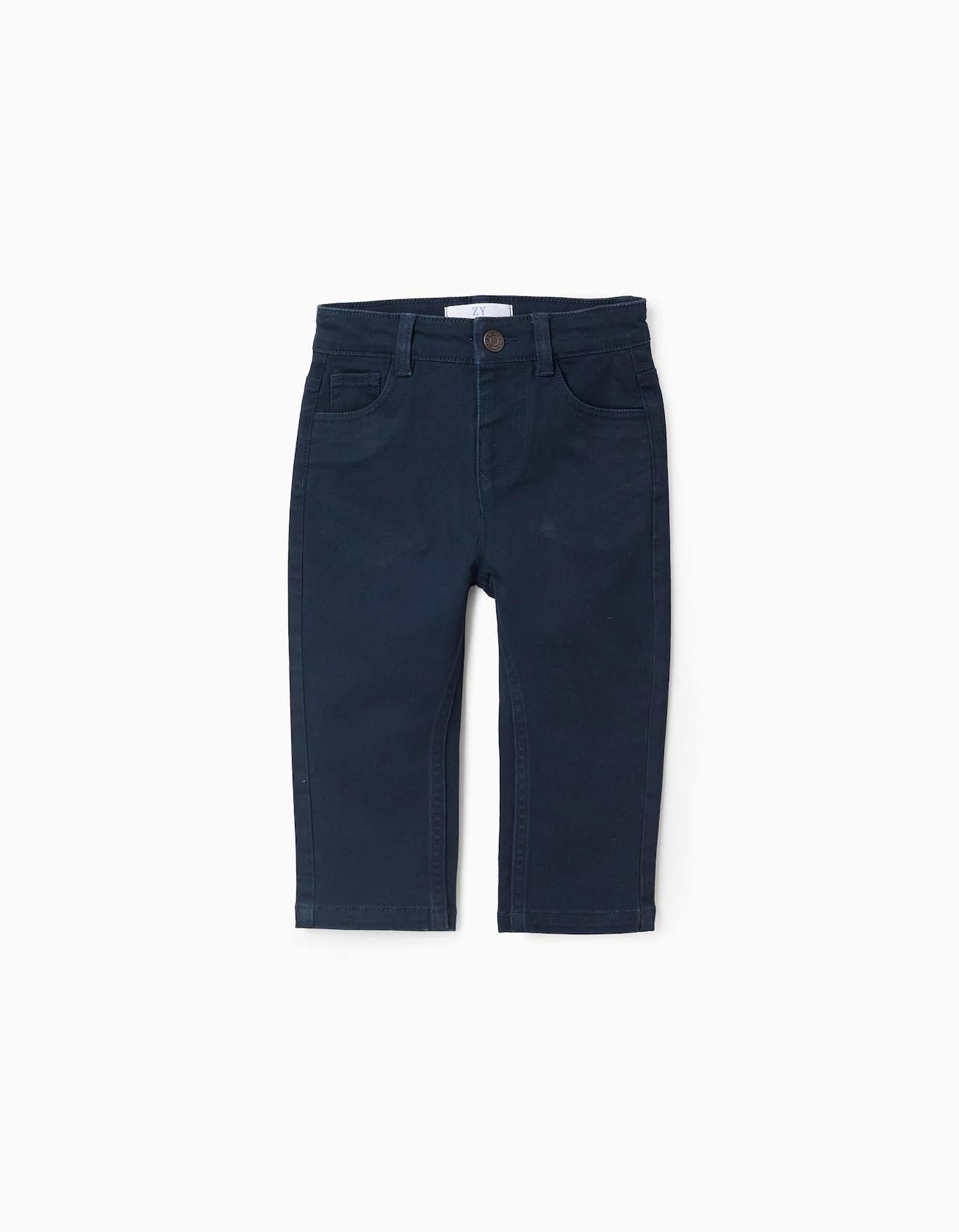 Pantalon En Toile Bleu Fonc 12 €