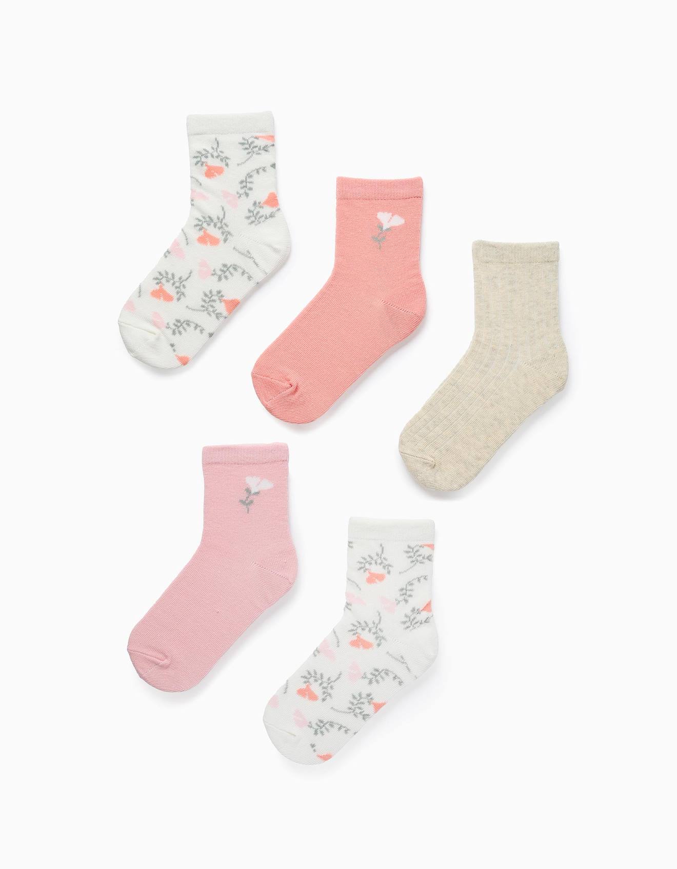 Pack 5 paires de chaussettes multicolore