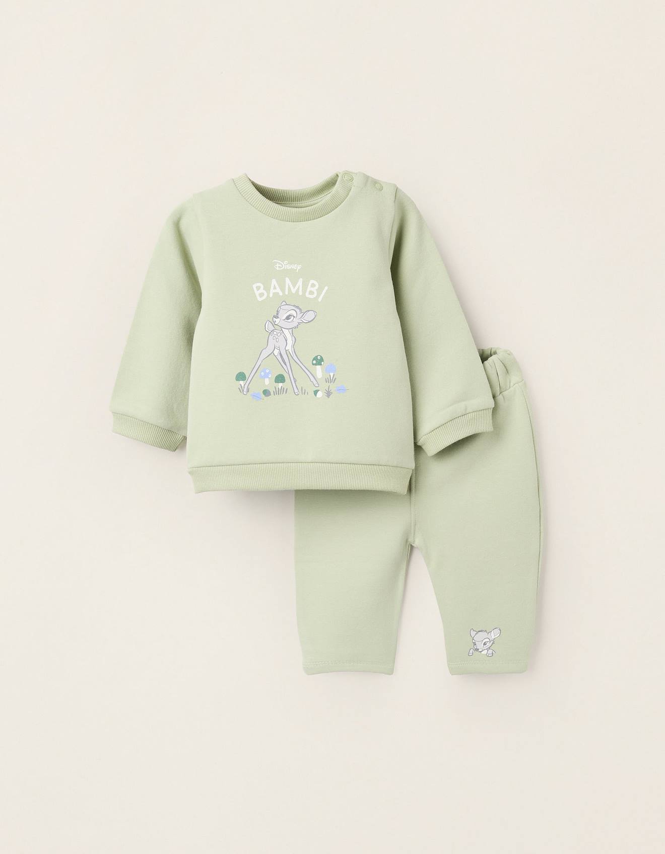 Sweat + Pantalon Bambi Vert Clair