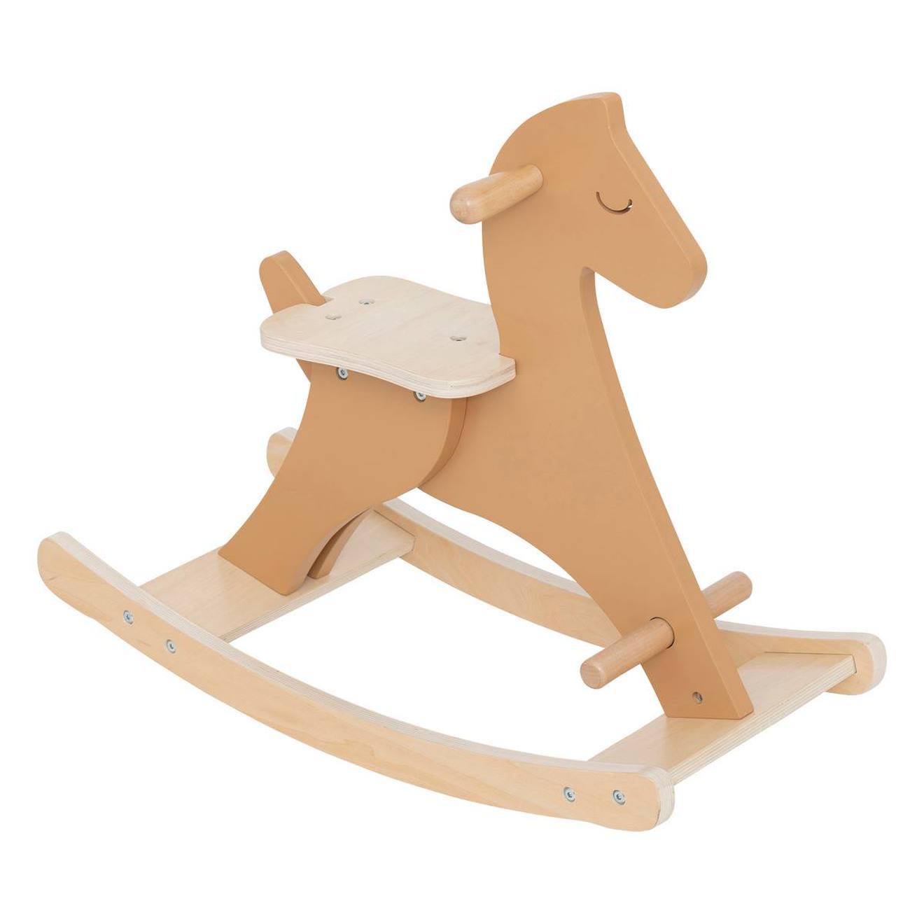Jeu À Bascule Cheval Lago Bois 64x30cm Marron (Atmosphera) - Image 1