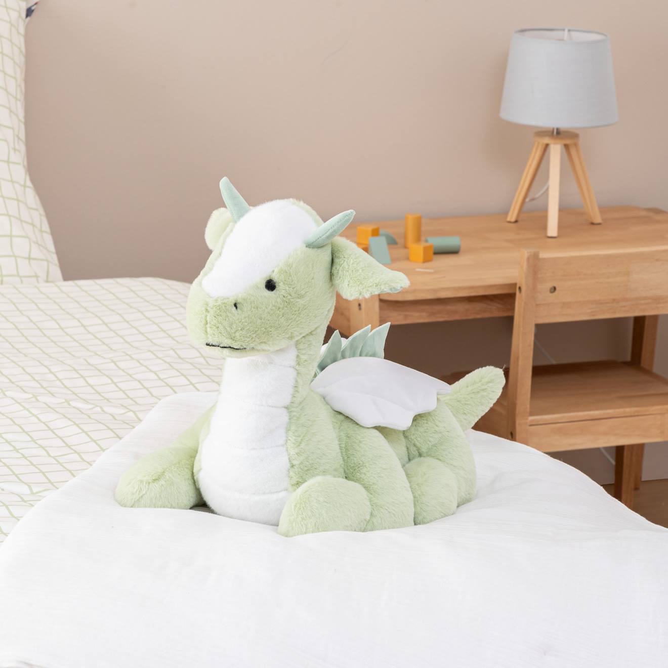 Peluche Dragon - Eliott Vert
