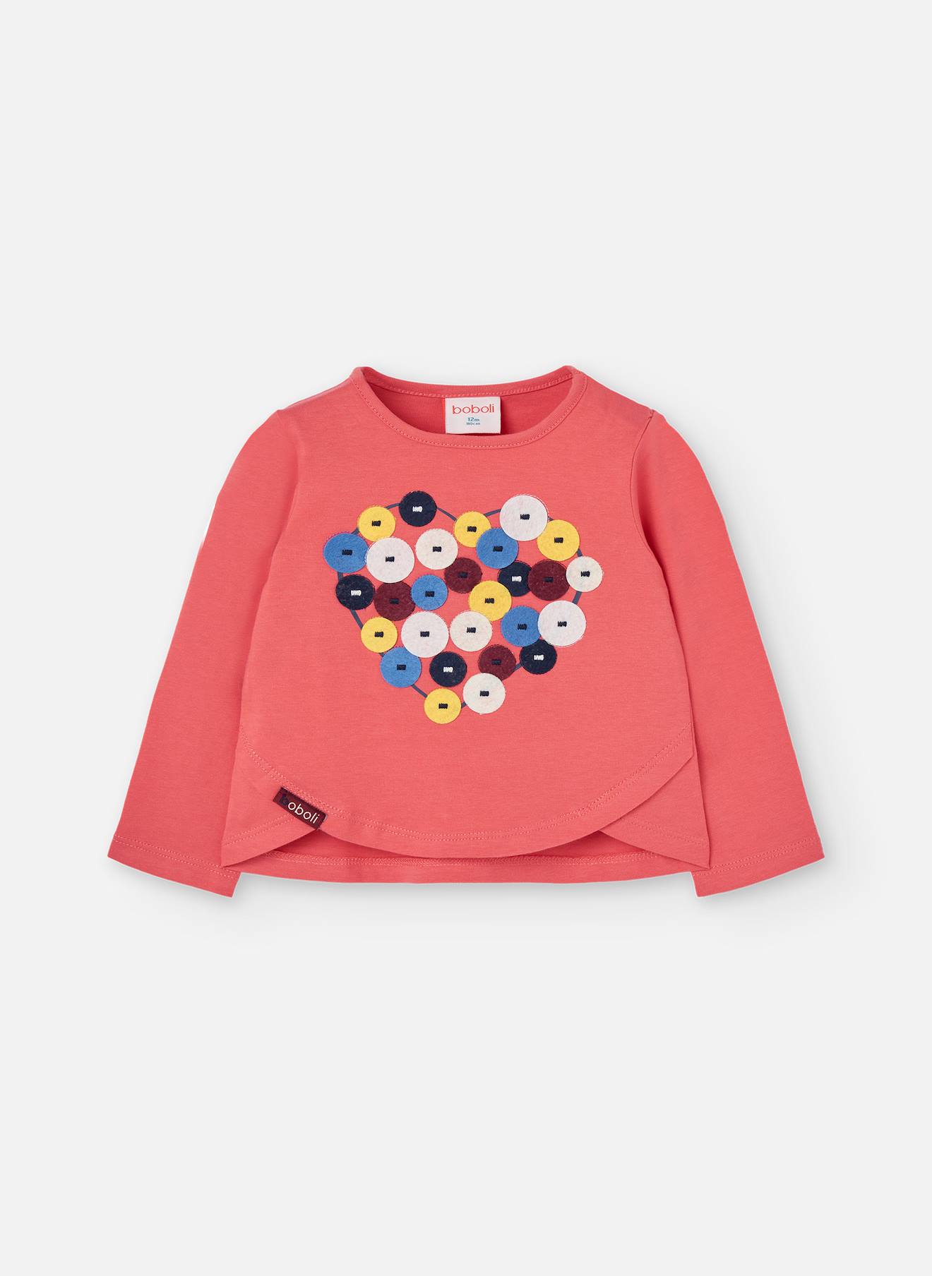T-shirt Fille Coton Rose