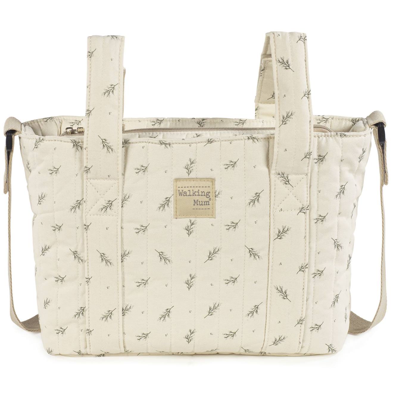 Sac À Poussette Crossbody Mimosa Vert Ecru, Vert