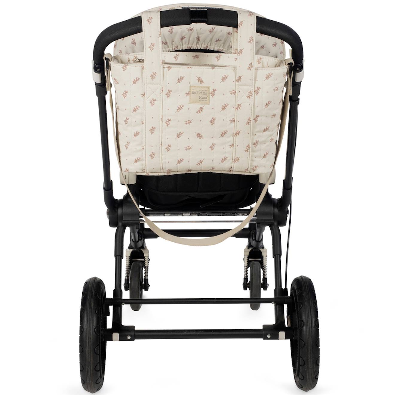 Sac À Poussette Crossbody Mimosa Rose Ecru, Rose (Walking Mum) - Image 1